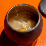 一石三鳥 - 海老芋唐揚げ　湯葉餡掛け