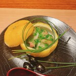 香嵐 - 柚子釜　蛤の飯蒸し