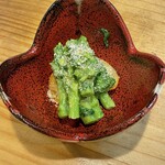 Tachinomi yoshida - 菜の花と金柑ぬた和え