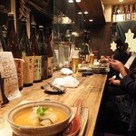 聖護院 - カウンター席でいただいています～２０時には満席のド平日です！人気店！(’13.12月)