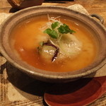 聖護院 - 天然ほうぼうのかぶら蒸し：680円(’13.12月)