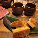 聖護院 - 豆乳と黒みつの自家製和風アイス三温糖こがし：680円(’13.12月)