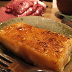 聖護院 - 豆乳と黒みつの自家製和風アイス三温糖こがし：680円(’13.12月)