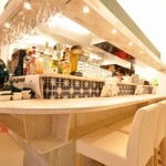 Italian bar Riso - オープンカウンターキッチン