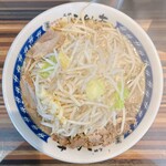 Ramen Dai - 醤油ラーメン（大盛）ヤサイ増し＋細切れ豚トッピング