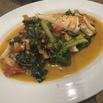 ビストロ×バル Marcy - イカとちぢみほうれん草の煮込み