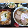 Soba Tsuru - 肉そば850円＋ミニかつ丼400円