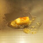 隠れ家鉄板おぶ - フォアグラの茶碗蒸し