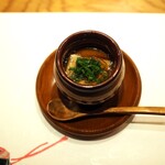 隠れ家鉄板おぶ - フォアグラの茶碗蒸し