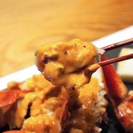 隠れ家鉄板おぶ - オマール海老の鉄板焼き