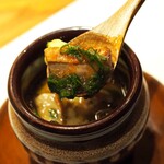 隠れ家鉄板おぶ - フォアグラの茶碗蒸し