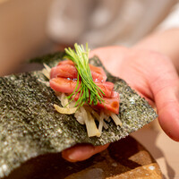 鮨 富かわ - トロたく手巻き