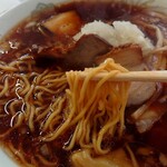 ラーメン富士屋 - めーん　店内に文明軒の麺箱ありました