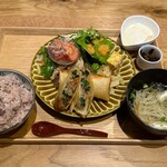 クラテラスたつの - 醤油糀入り野菜春巻き(1,500円税込)