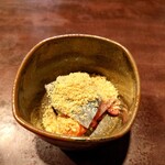 りょうりや 御旅屋 - いわしのきずしうの花添え