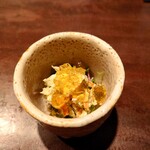 りょうりや 御旅屋 - 二枚蟹酢の物