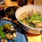 藤家 - ハマグリ酒むし：480円