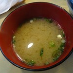 天ぷら 徳仙 - 味噌汁
