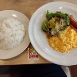 Gasuto - スクランブルエッグ&ベーコンソーセージセット