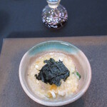 日本料理 TOBIUME - 奥は、好みで味変用の自家製ポン酢