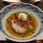 割烹 清風 - お食事：茶漬け