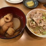 序ノ口 - 2024/01/25
ハム野菜サラダ
マグロとサーモン
おでん盛合せ
豚バラ胡麻味噌鍋
焼き小籠包
生ビール 沢山
日本酒一升瓶キープ
合計 12,430円 3名