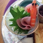 あんじゅ - 海老とロースハムのサラダ