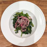 La Stalla - 春菊と蝦夷鹿の自家製ハム