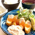 Shokudou Umi To Gohan - サーモンレアカツ定食