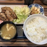 Namara Umai Ss Ho - 豚バラ焼定食 ご飯大盛り