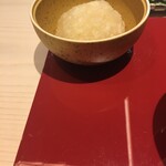 天ぷら料理 花歩 - 鬼下ろし〜ガリのようなお味