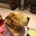 天ぷら料理 花歩 - 河豚の天ぷら