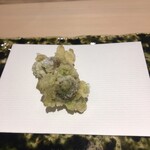 天ぷら料理 花歩 - 蕗のとうの天ぷら