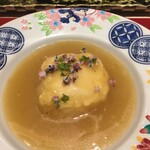 天ぷら料理 花歩 - 河豚の白子の天ぷら