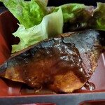 Daikou Okonomiten - サバの味噌煮はやや小ぶりですがウマい(^_^)v