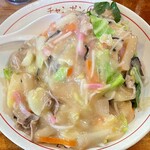 チャンポンまる坂 - 皿うどん