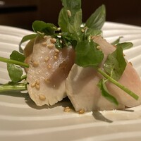 鶏料理 清水 - 鶏のタタキ