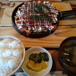 Okonomitei - 大阪流ミックス＋定食セット