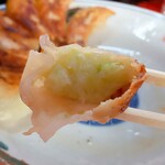 新ちゃん - ぎょうざ　断面