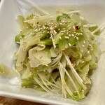 かつぎや - 青搾菜は爽やかな一品で最初にちょっと食べるのにぴったりです