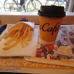 マクドナルド - マックフライポテト(S)、プレミアムローストコーヒー(S)