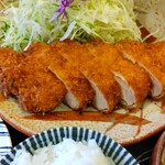 とんかつ桂 - 上ロースかつ定食1600円
