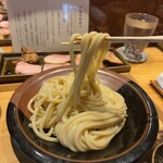 中華蕎麦 とみ田 - ツルシコ麺リフト。