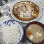 お食事 まるやま - かつ煮定食