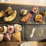 天ぷらと手まり寿司 都 - 