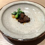 一碗水 - 熊肉（ツキノワグマ）の煮込み（少な目でお願い