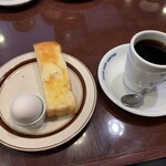 星乃珈琲店 - 厚切りトーストゆで卵＆星乃ブレンド【2024.1】