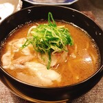 徳山鮓 - 熊鍋の後は熊そば！これが最高