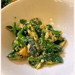 お食事処 南星 - ほうれん草卵とじ