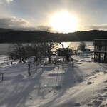 徳山鮓 - 朝明け余呉湖